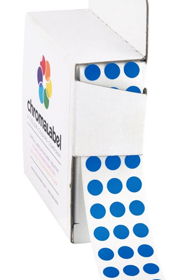 ChromaLabel Color-Coding Dot Stickers