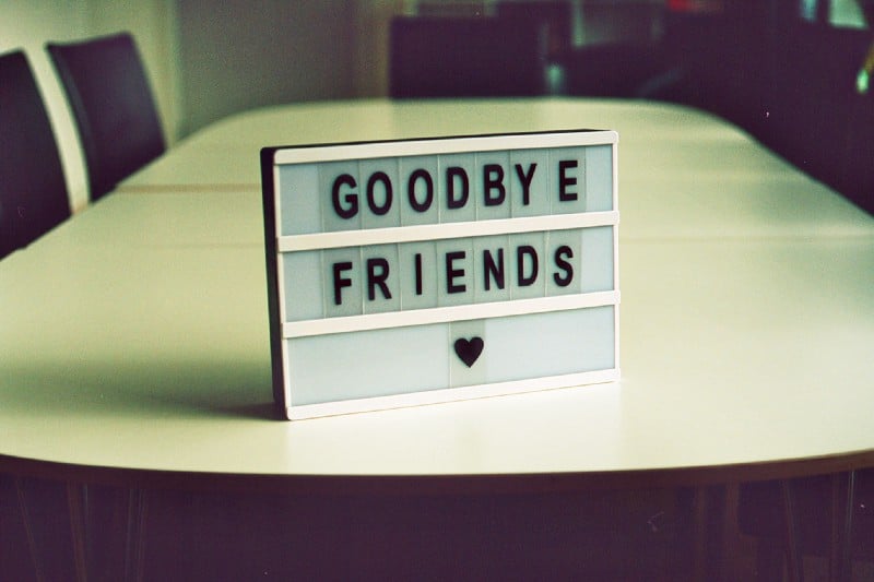 Goodbye Friends